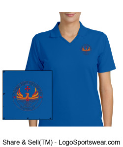 Port Authority Ladies Rapid Dry Polo Design Zoom